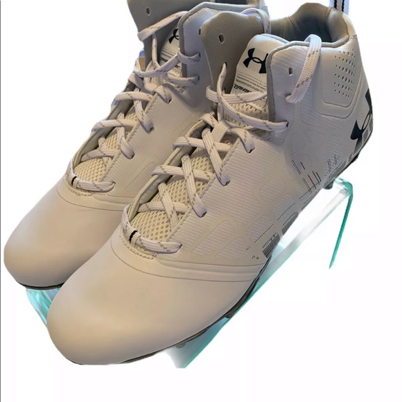 Under Armour Other - Under Armour Banshee Ripshot MC Cleats White/Black